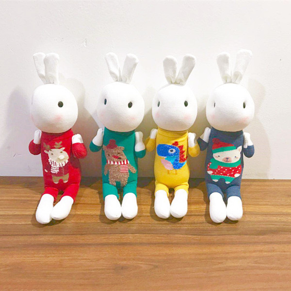 原创布偶 幼儿园手工diy袜子娃娃材料包 玩偶 兔子 含教程