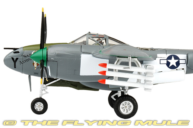 Witty1:72合金P38闪电战斗机P-38二战仿真金属飞机模型