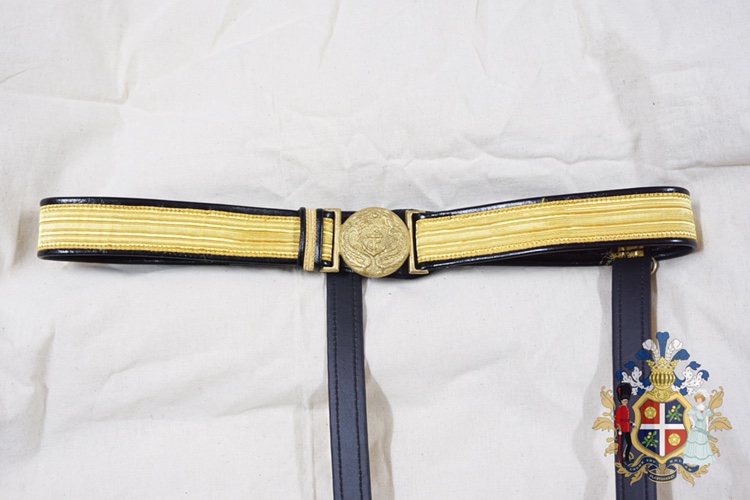 清末新建北洋海军北洋水师1908式西式大礼服腰带