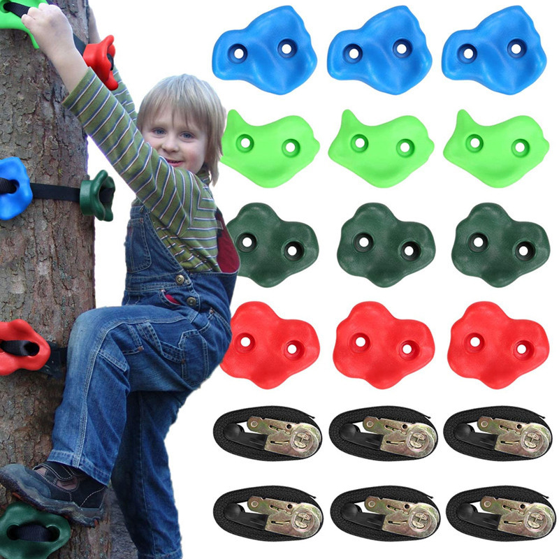 爬树神器攀岩石幼儿园户外体能儿童训练攀爬器材攀岩支点少儿室外
