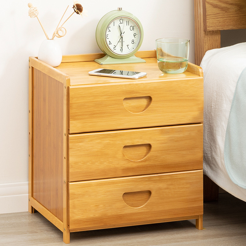 淘之良品床头柜子简约现代迷你型置物架非实木轻奢卧室床边储物