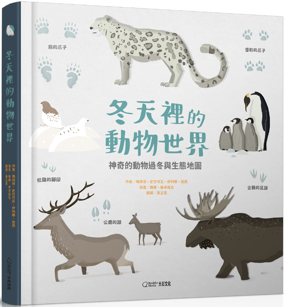预售正版  玛琪塔．史巴可瓦冬天里的动物世界：神奇的动物过冬与生态地图大石国际文化 原版进口书 童书 儿童读物