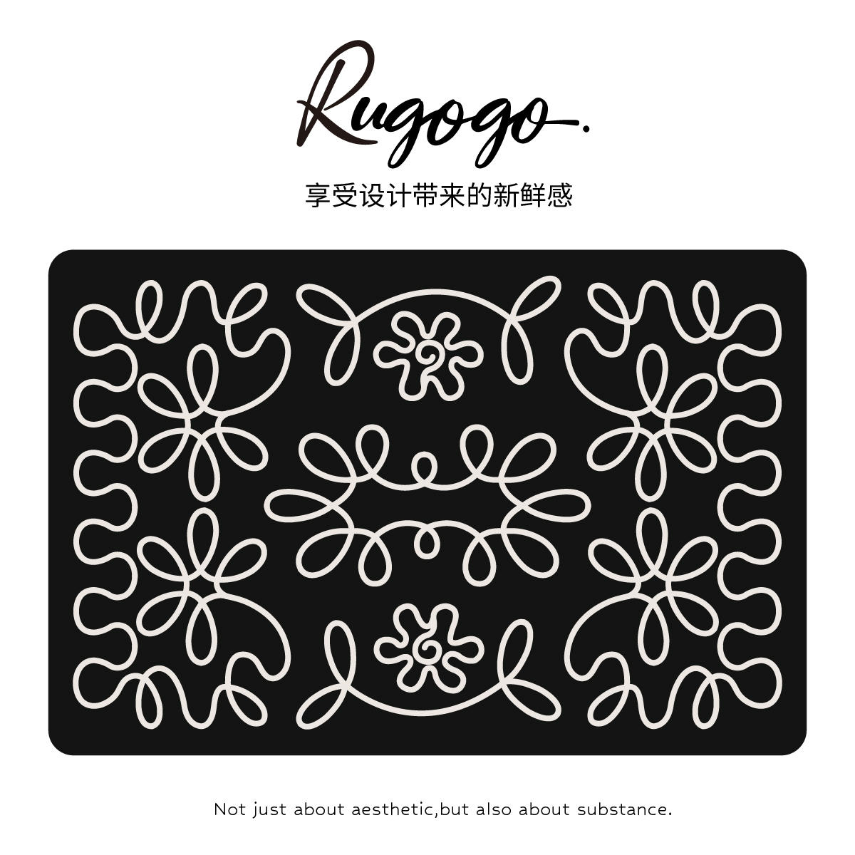 Rugogo法式复古入户卫生间地毯软硅藻泥吸水防滑地垫