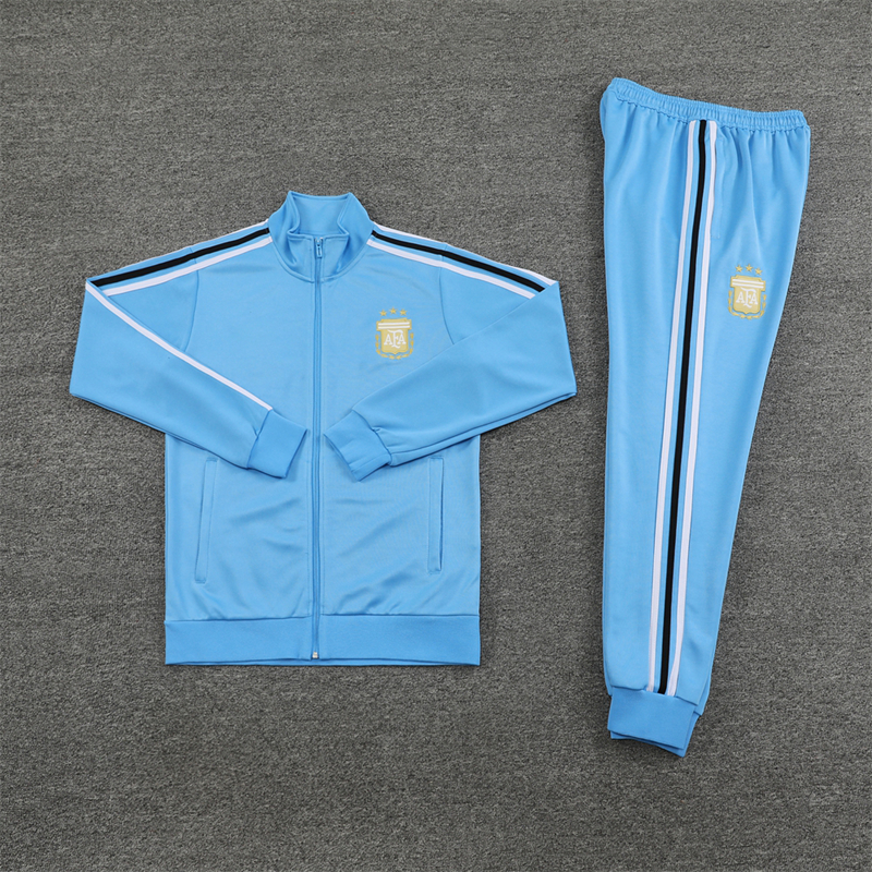 阿根廷意大利巴西德国国家队足球出场服外套套装定制运动训练夹克