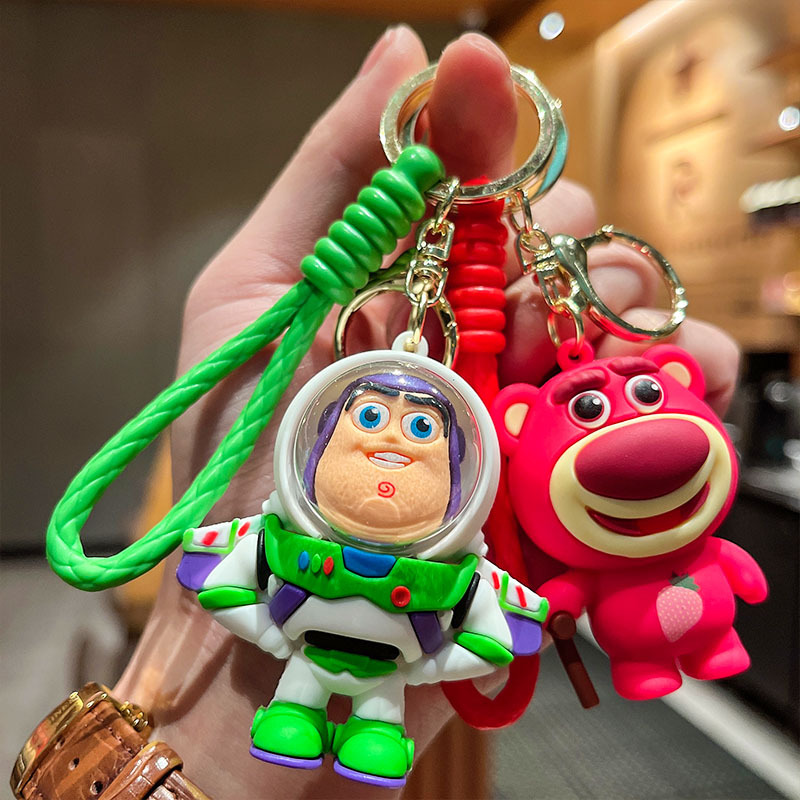 可爱卡通玩具总动员巴斯光年钥匙扣挂件挂饰汽车钥匙链地推小礼物