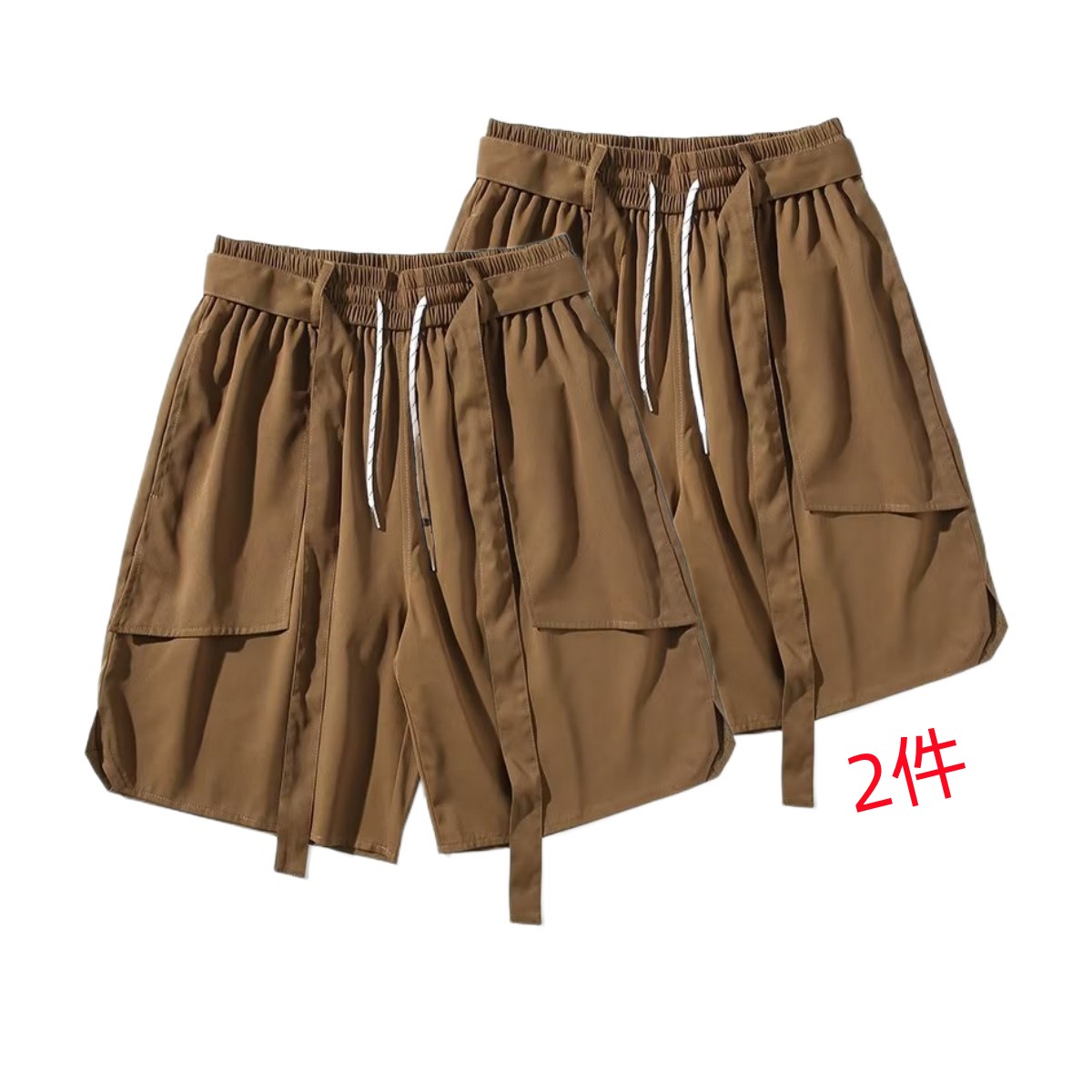 美式工装短裤男款夏季2023新款设计感小众裤子宽松大码休闲五分裤