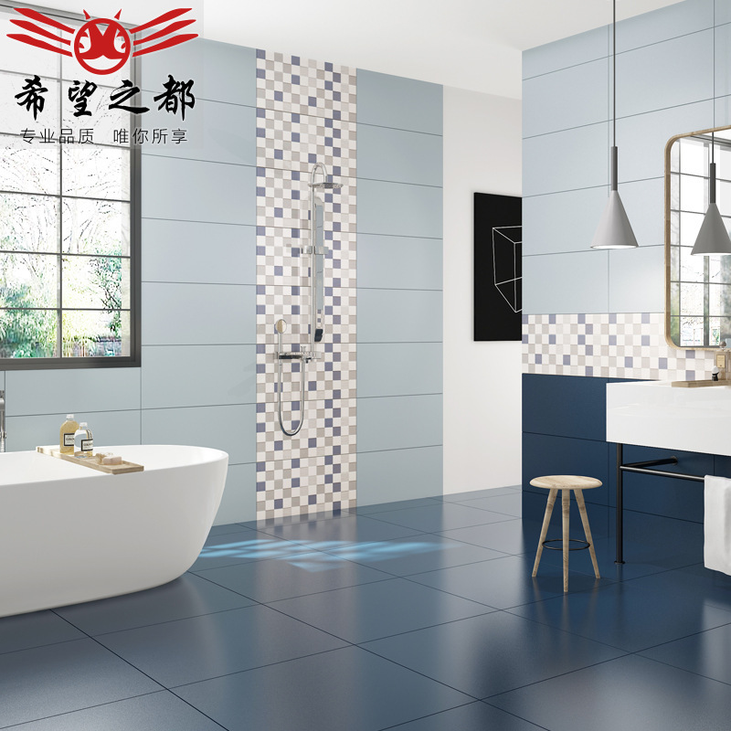 莫兰迪色系马卡龙瓷砖300x600厨房卫生间瓷砖厕所地砖厨卫墙砖