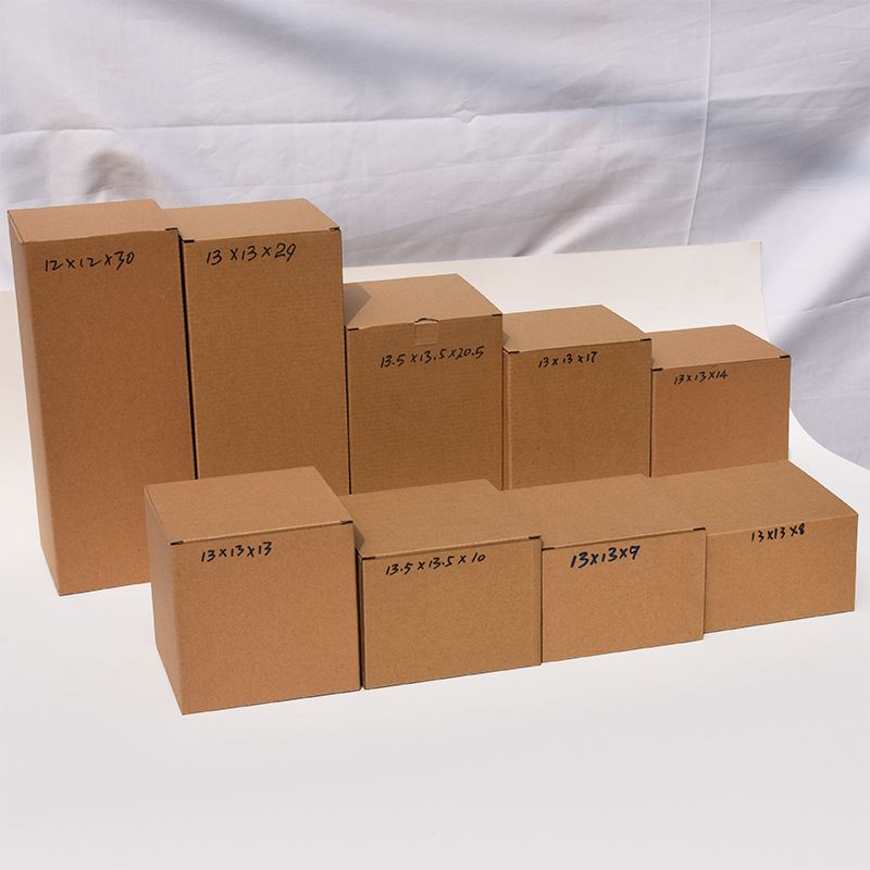 现货玻璃瓶快递小纸箱出售可以DIY尺寸图案材质长方形瓦楞纸盒定