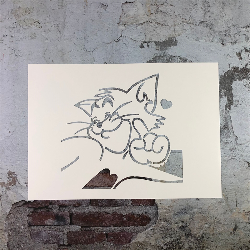 汤姆猫和杰瑞系列 猫和老鼠模板涂鸦工具DIY镂空画模板墙绘手绘
