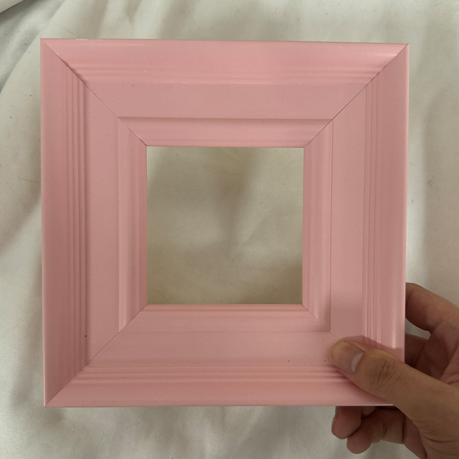 简约粉色北欧风创意配色实木画框油画框相框可定制尺寸挂墙