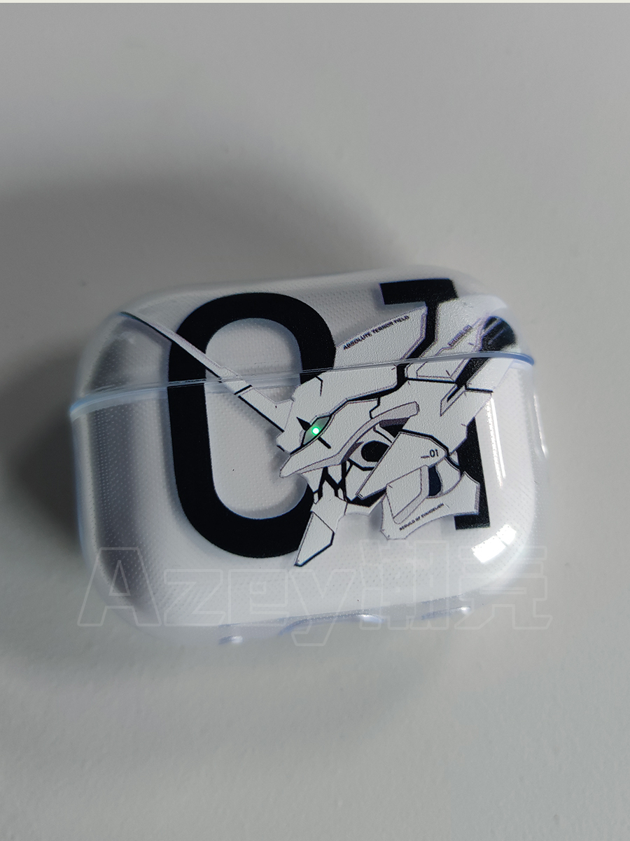 azeyao工作室动漫eva福音战士初号机对灯适用苹果Airpods2pro3代软壳保护套二代对灯耳机套Pro2四代五代透明