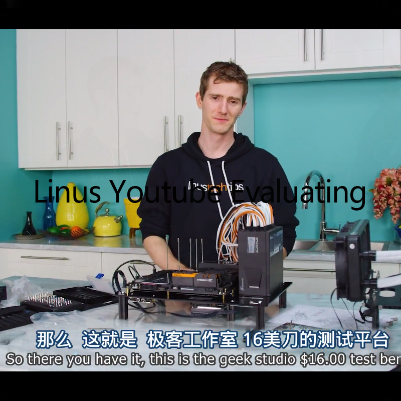 【Linus同款】透明机箱亚克力机箱开放式机箱DIY机架电脑机箱水冷