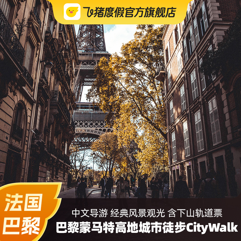 巴黎CityWalk徒步一日游 蒙马特高地 圣心大教堂 中文讲解
