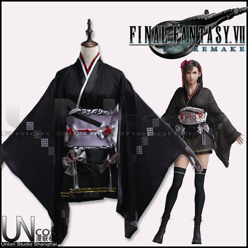 最终幻想7 重制版 FF7 Tifa/蒂法 COSPLAY服装实拍