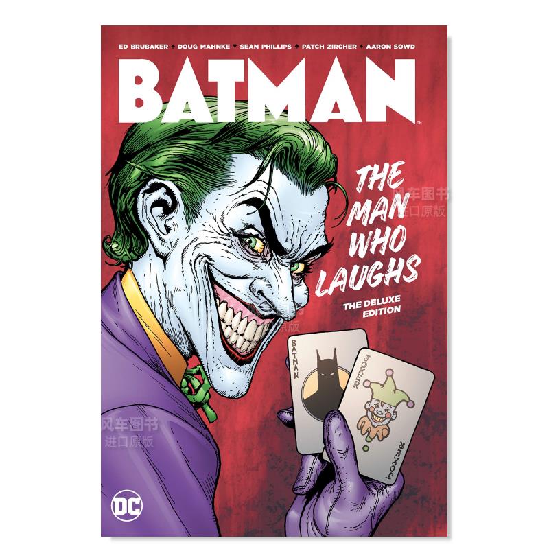 【预 售】DC漫画 蝙蝠侠:狂笑之人 精装豪华版 Batman: The Man Who Laughs 英文漫画书原版进口图书 超级英雄系列美漫 狂笑之蝠