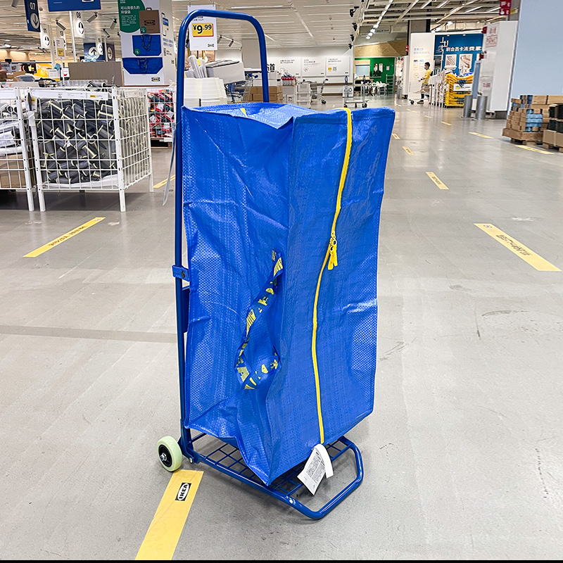 IKEA 宜家 弗拉塔 推车旅行箱防水尼龙可拆分搬家超市手拉车拖车