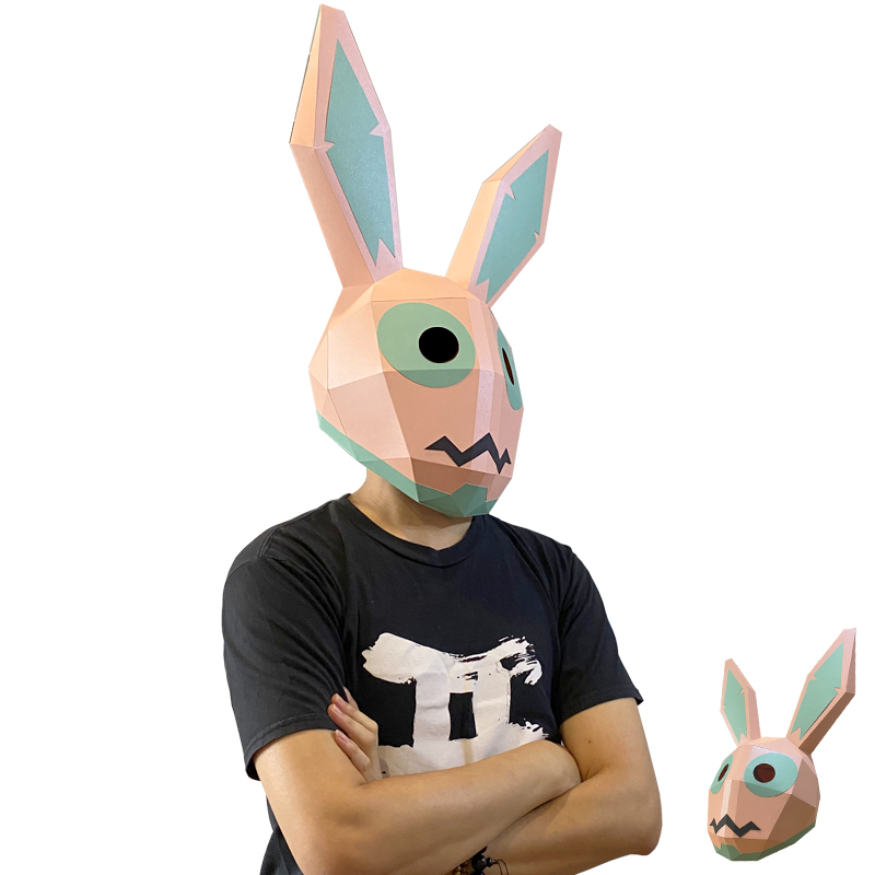 恐怖兔子面具图片