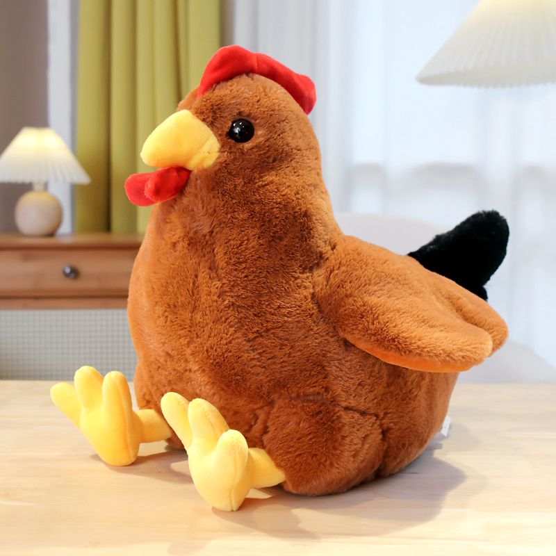 十二生肖【鸡】肥硕的大公鸡公仔创意毛绒玩具仿真玩偶儿童布娃娃