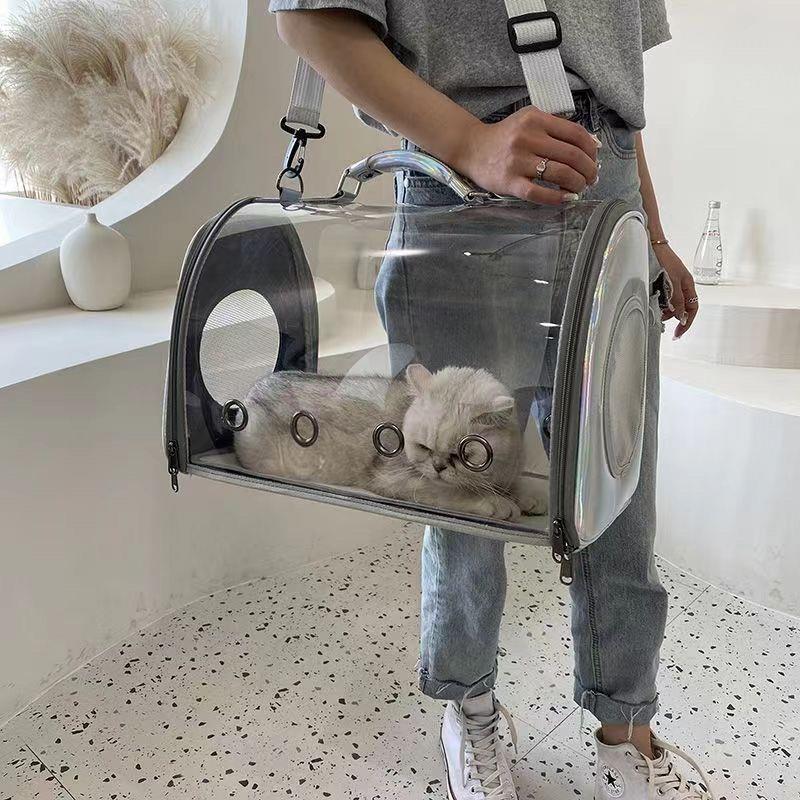 猫包透明外出便携包车载猫咪透气太空舱宠物背包手提斜挎猫笼子