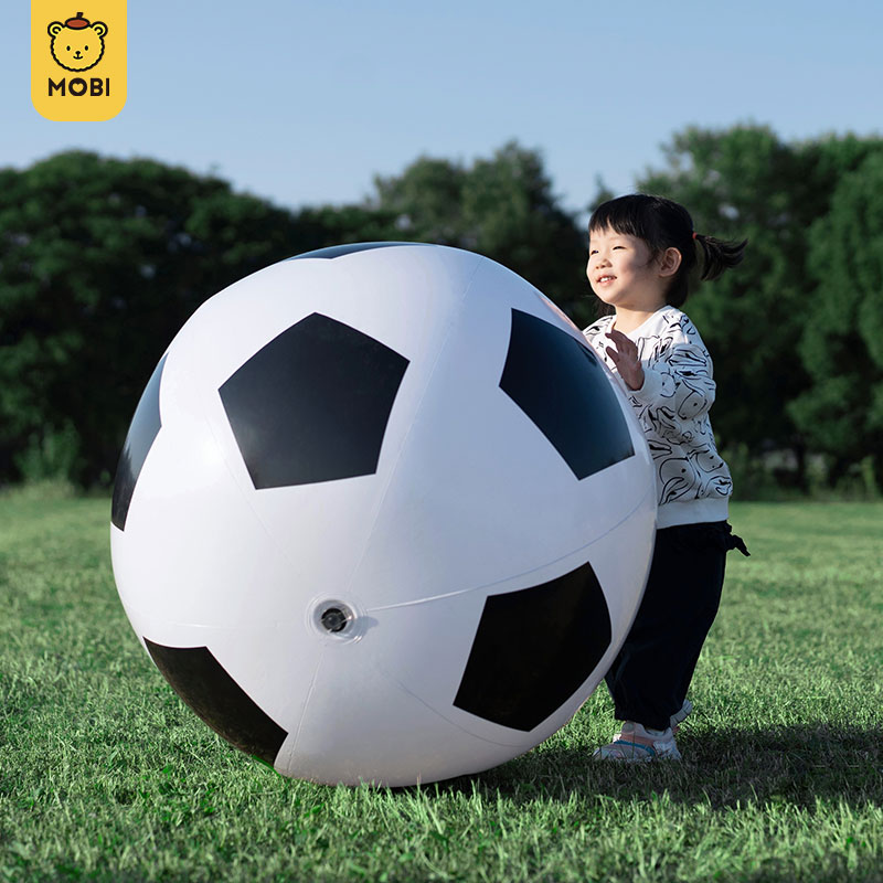 户外充气大足球亲子互动儿童玩具球幼儿园专用皮球沙滩草地巨型球