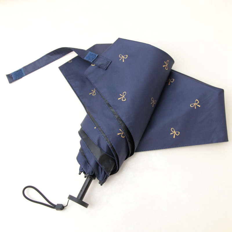 日本超轻120克碳纤维羽毛伞黑胶太阳伞蝴蝶结遮阳伞防紫外线防晒
