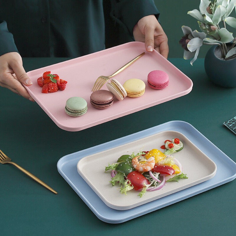 。塑料托盘长方形餐盘茶托盘水果盘酒店专用托盘商用大尺寸塑料盘