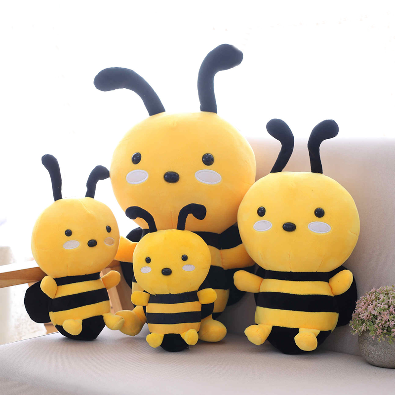 卡通可爱小蜜蜂公仔毛绒玩具布娃娃儿童节礼物公司年会新年礼品