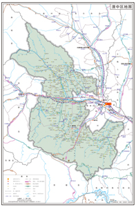 湟中区地图地势地形行政区划水系交通打印定制山峰高程流域卫星