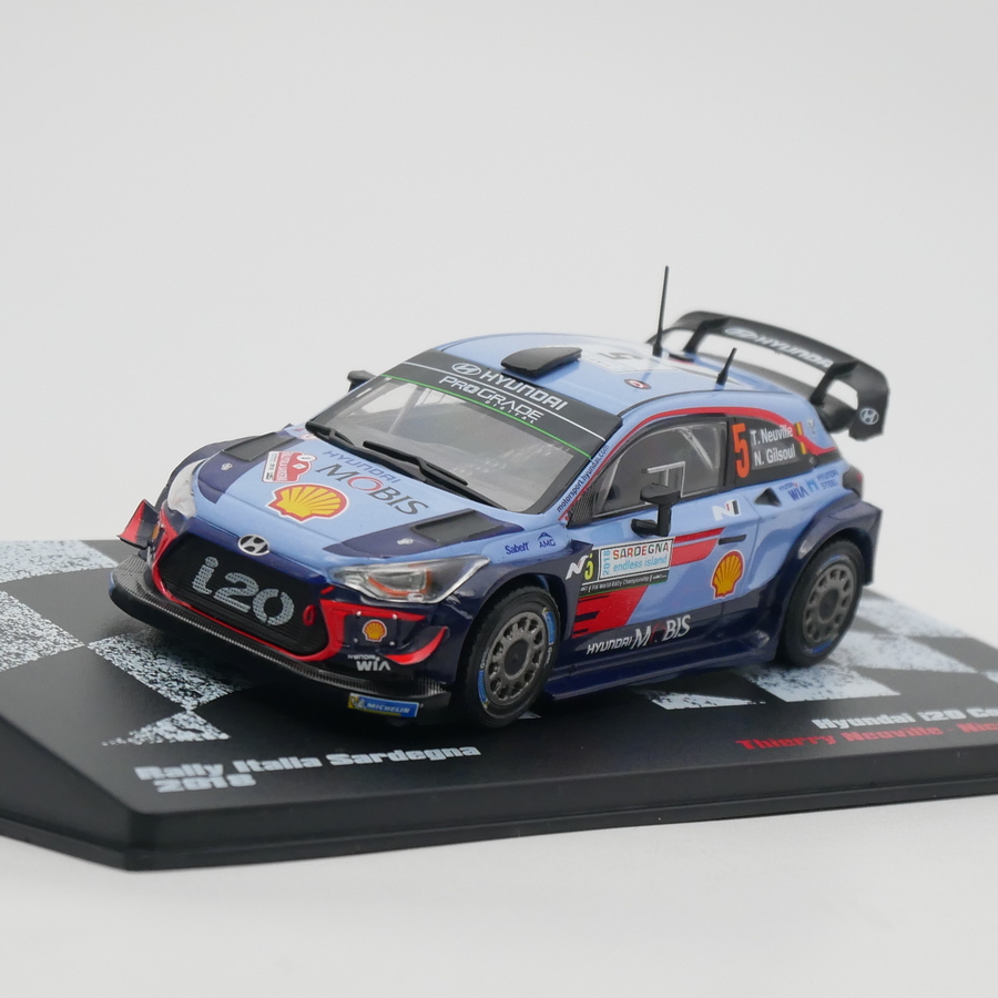 ixo 1:43 Hyundai i20 WRC 2018现代拉力赛车合金汽车模型玩具车