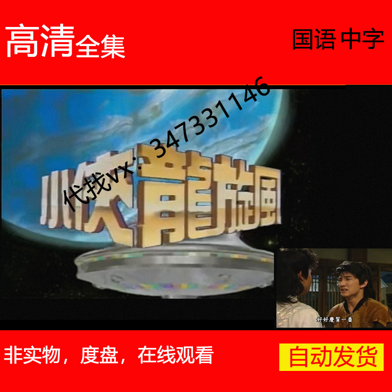 小侠龙旋风 电视剧 1991 吴奇隆 经典怀旧奇幻老剧 网盘非海报
