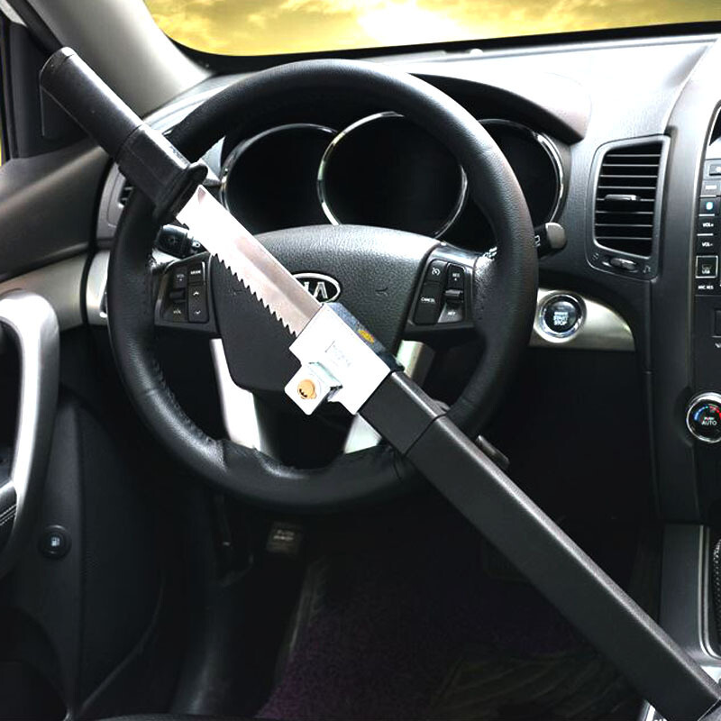 大货车方向盘锁刀型防盗防身车用破窗安全锁轿车SUV汽车防盗锁