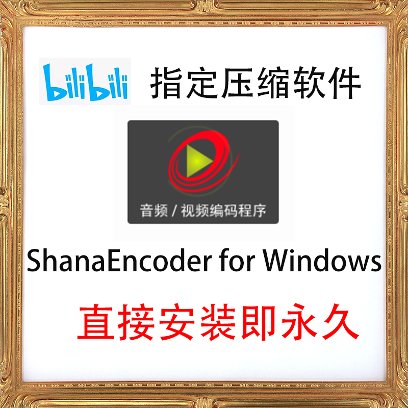 ShanaEncoder电脑win专业高清视频无损压缩转码工具 格式转换软件