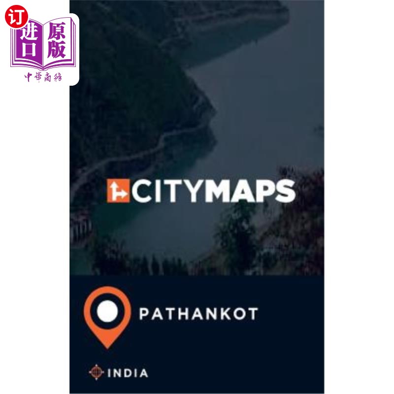 海外直订City Maps Pathankot India 印度帕坦科特城市地图