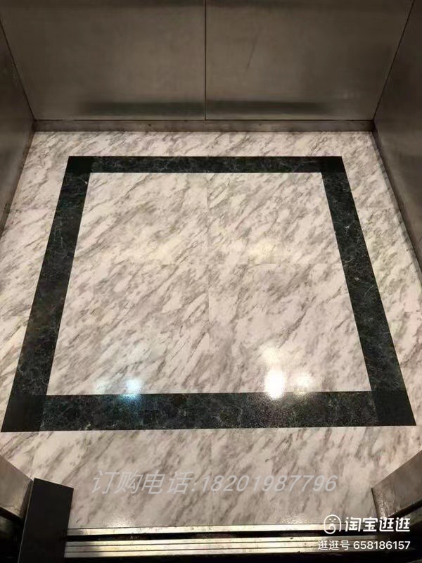 电梯地板 客梯货梯专用PVC复合地板大理石纹拼花2mm 电梯轿厢耐磨