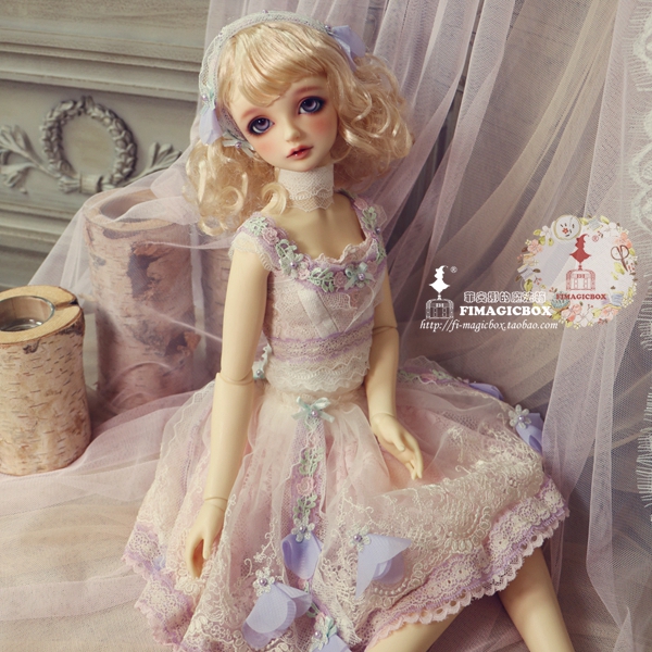 菲奥娜的魔法箱 限定3分BJD娃衣13SD巨婴超仙蕾丝洋装lisa完售