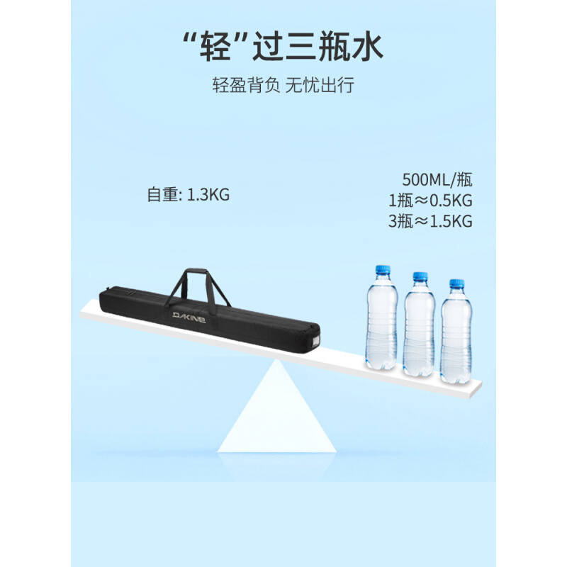 Dakine双板滑雪板包（衬垫款）圆筒防泼水专业装备包耐磨防水拉链