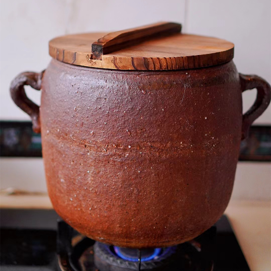 传统煲汤炖肉煎卤熬药煮粥瓦罐商家用明火燃气粗沙陶罐老式土砂锅