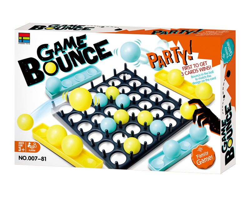 弹跳球游戏Bounce Game亲子互动手抛跳跳球桌游家庭聚会扔球游戏