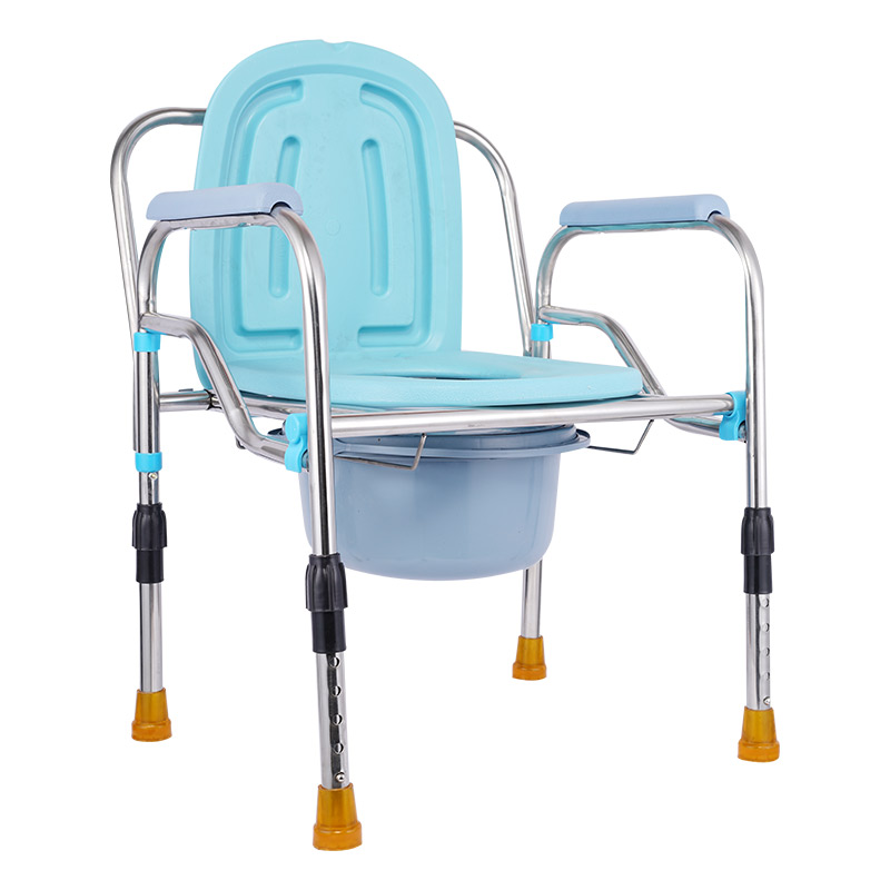 老人上厕所的坐便椅子家用带盖加固防滑可折叠便盆凳子座椅马。
