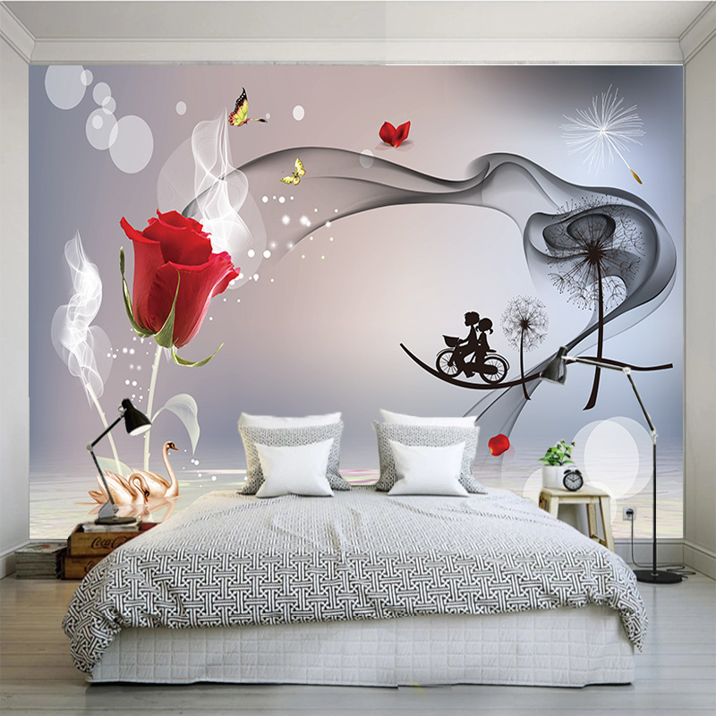 床头背景墙贴纸卧室装饰画墙贴房间墙壁贴画2024壁纸自粘墙纸壁画