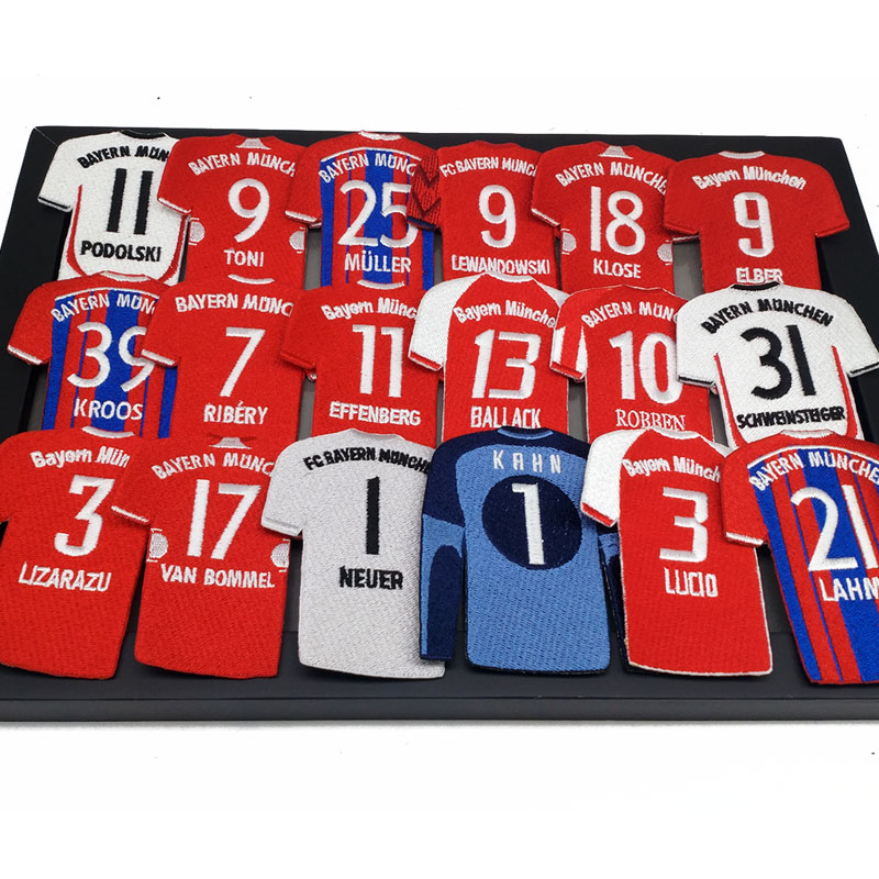 拜仁球迷用品穆勒迷你球衣莱万拉姆慕尼黑球星纪念品罗本新款挂件