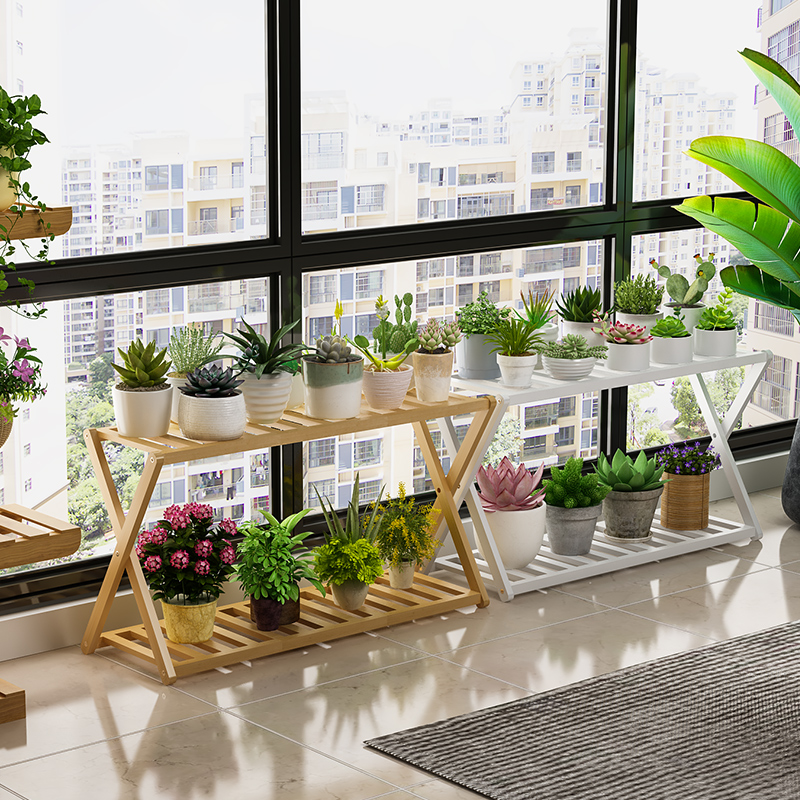 花架子室内阳台多肉植物花盆架现代客厅落地式多层置物架2024新款