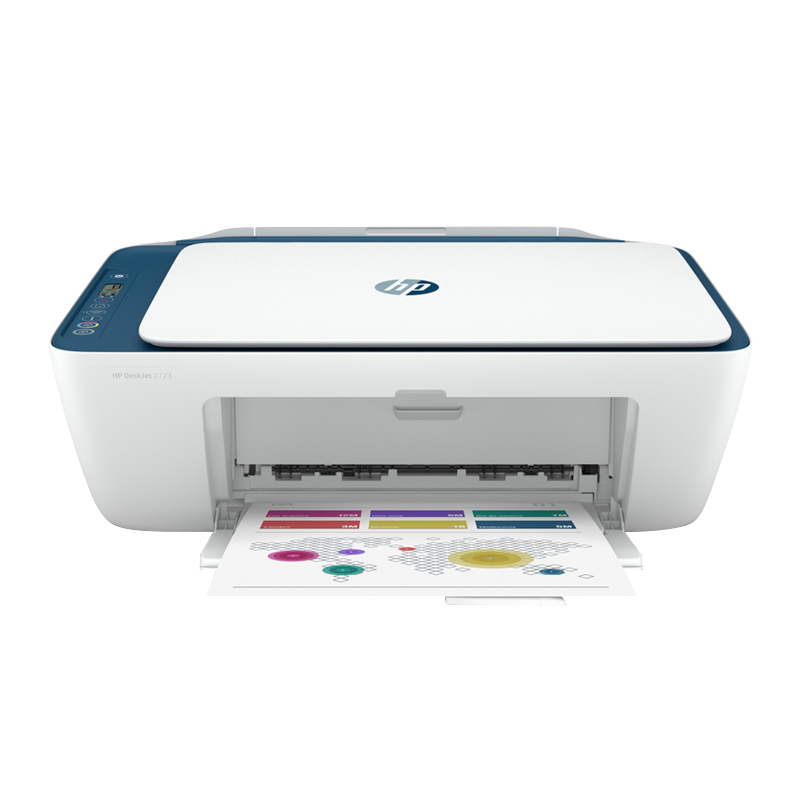 HP惠普DJ2723彩色喷墨打印机家用小型打印复印扫描一体机学生作业家庭连接手机无线wifi蓝牙照片办公专用