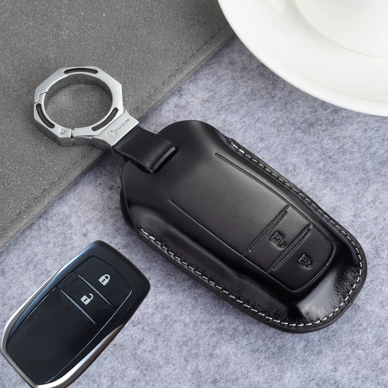 适用于丰田2017款霸道普拉多汽车钥匙包酷路泽老汉兰达RAV4钥匙套