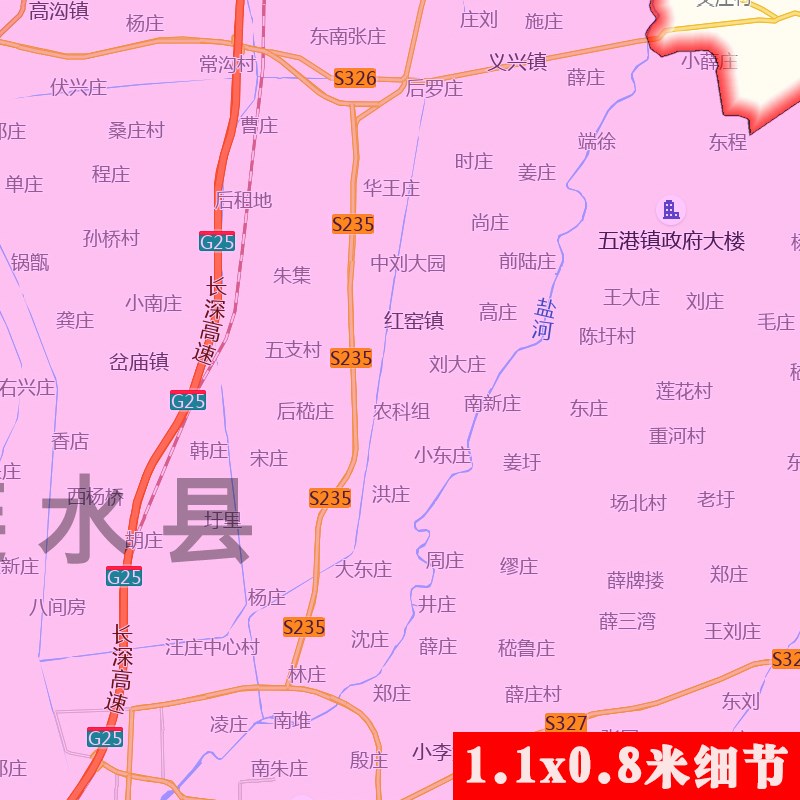 淮安市地图行政区划江苏省电子版JPG高清素材图片2023年