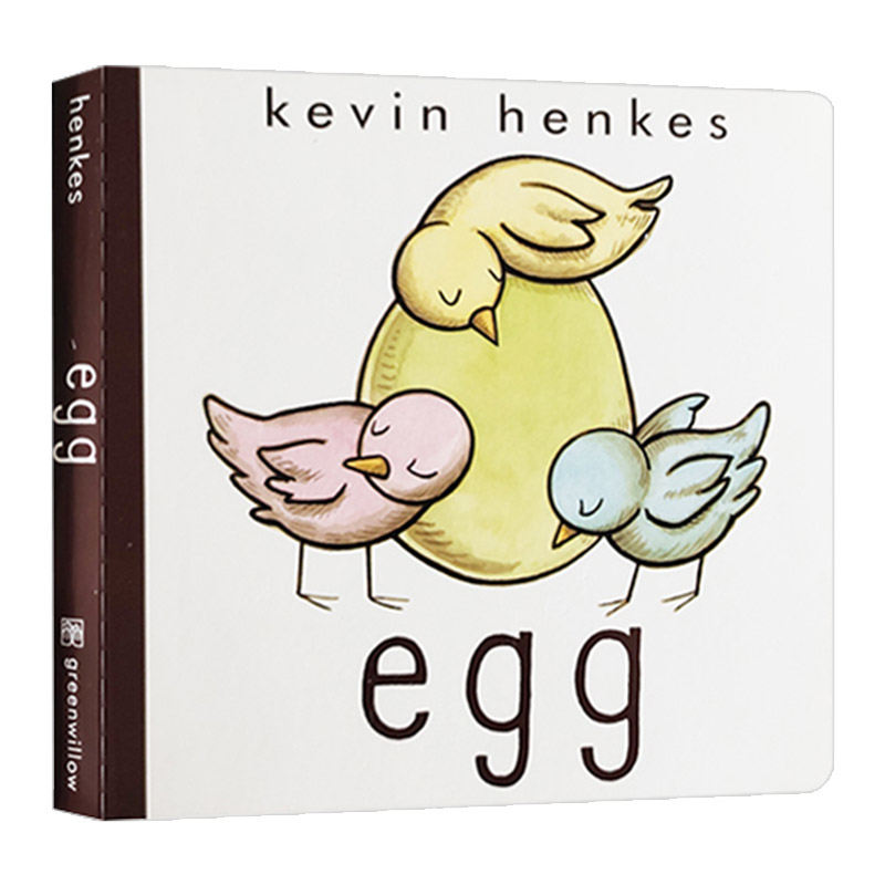 Egg 蛋 纸板书 理解与接纳主题图画书 凯迪克奖作者Kevin Henkes 英文原版儿童英语启蒙绘本 进口亲子早教共读纸板书籍