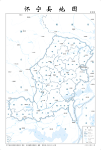 怀宁县3地图定制行政区划水系交通地形卫星流域小区村界打印旅游