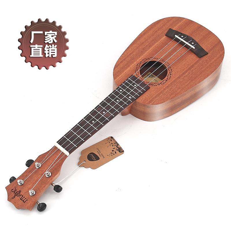 21寸沙比利菠萝桶型尤克里里 ukulele乌克丽丽夏威夷四弦琴小吉他