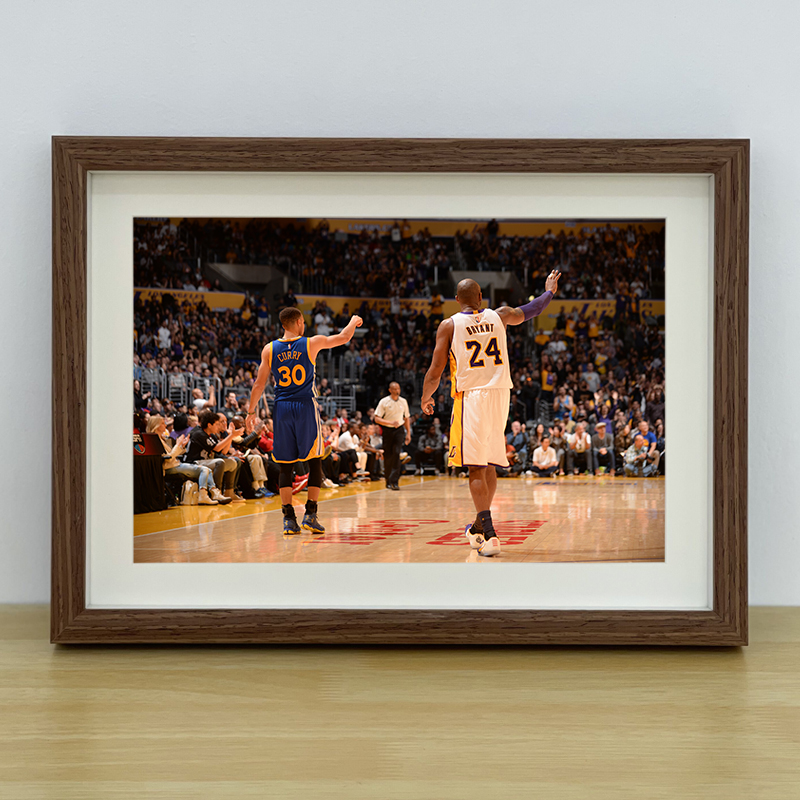 KobeCurry科比库里相框摆台装饰画NBA球星照片海报挂画礼物纪念品