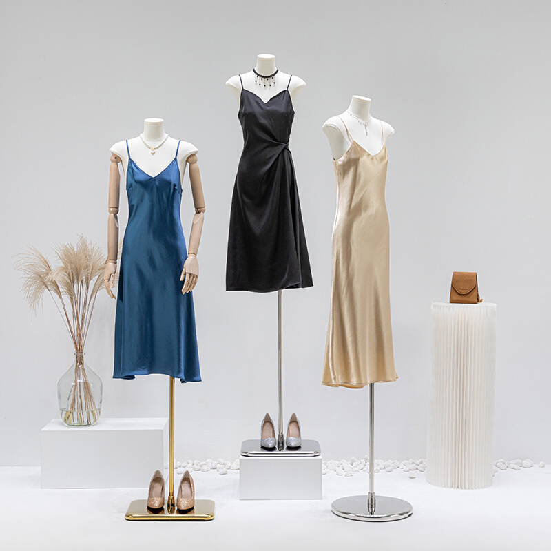 2022年新款韩版扁身女装服装店橱窗道具半身假人台模特展示架全身